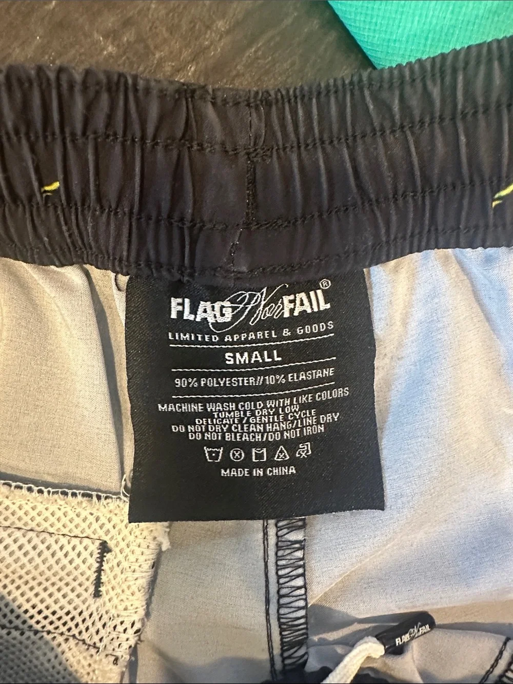 flag nor fail Women's Athletic Shorts - Black, Teal, Pink Floral
